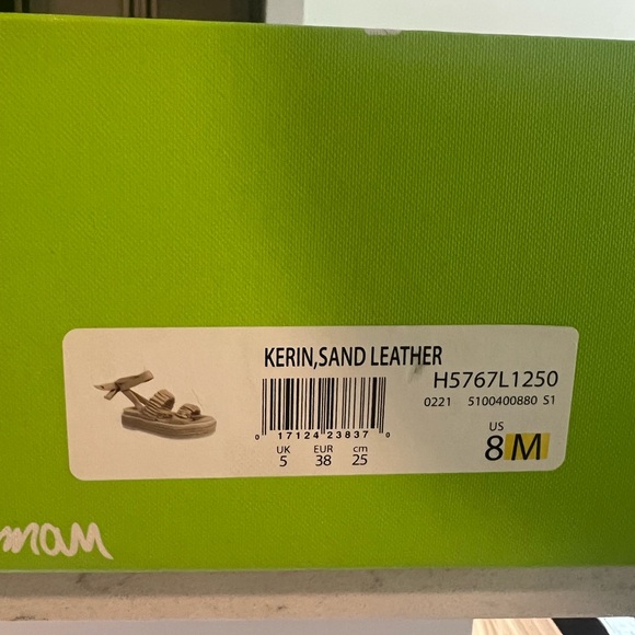 Cream Ruched Sandals - Picture 6 of 6